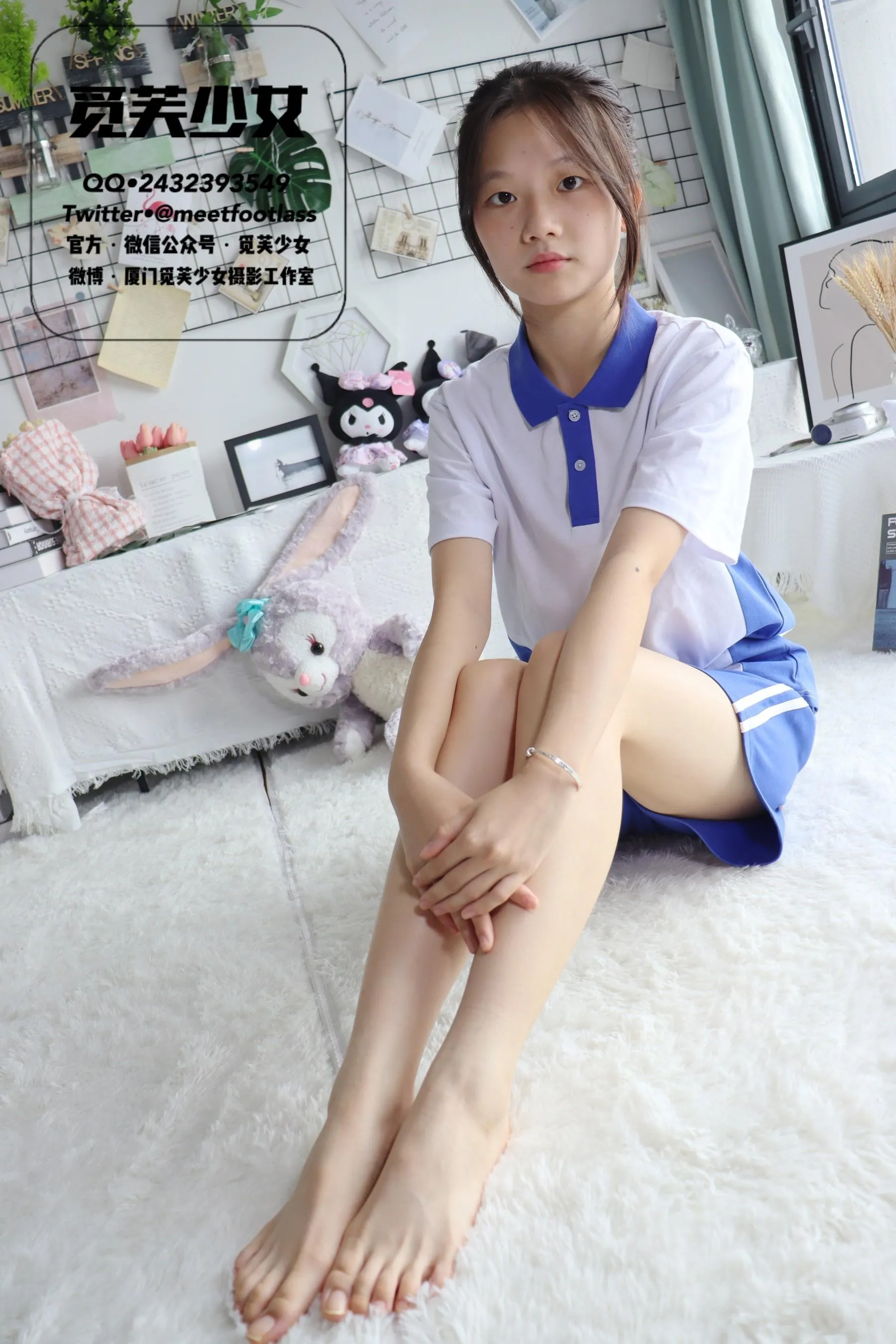 [觅芙少女]NO.002 怀念17岁的校服与蝉鸣交织的夏天 [106P]插图6